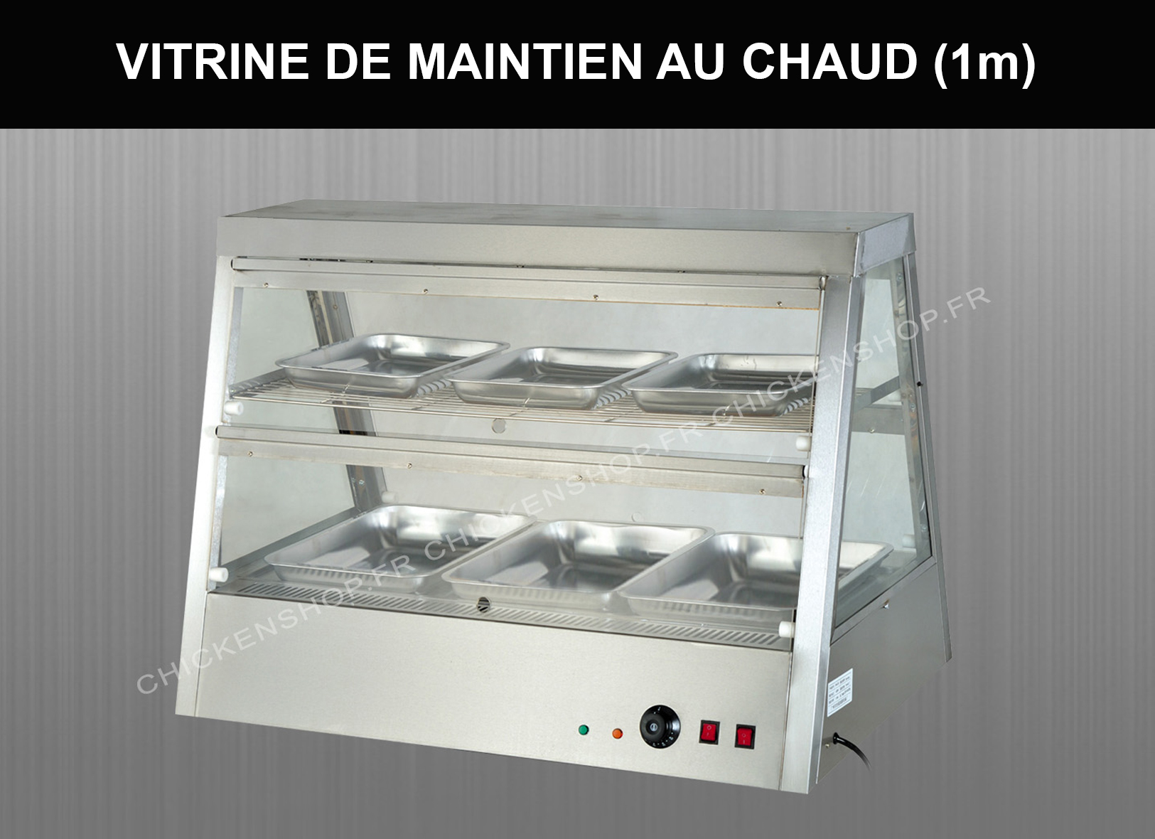 VITRINE DE MAINTIEN AU CHAUD 1M00