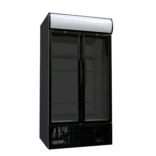 ARMOIRE À BOISSONS DOUBLES PORTES VITRÉES 881L